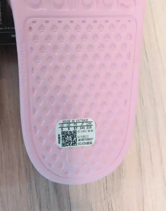 Slides Adidas * Adiletten * Schlappen * weiß rosa * Gr 37 * neu *