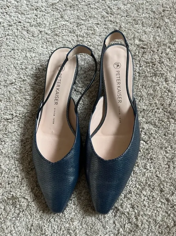 Slingpumps, Ballerinas aus Leder von Peter Kaiser
