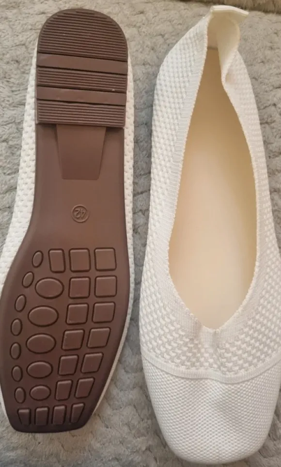 Slipper, Damen, weiß, neu, Shein, Gr.42