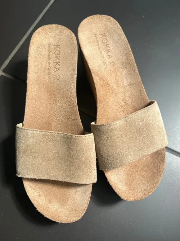 slippers ( goed zittend met sleehak)