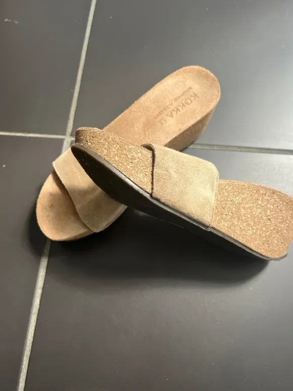 slippers ( goed zittend met sleehak)