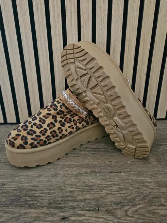 Sloffen maat 40 leopard