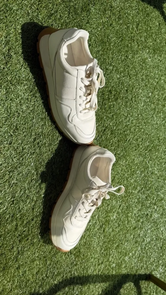 Sneaker beige/ creme