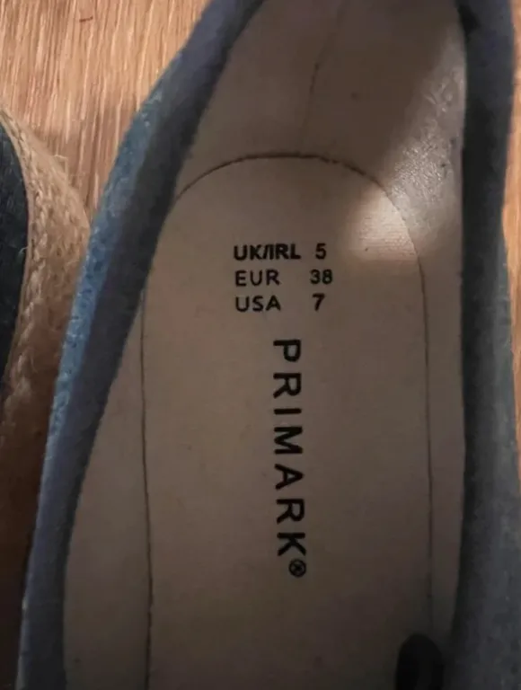 Sneaker Espadrilles – Größe 38
