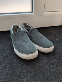 Sommer Frühling Slipper Schlüpfschuh Herren Jungen grau 41
