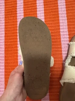 Sommer Schlappen beige