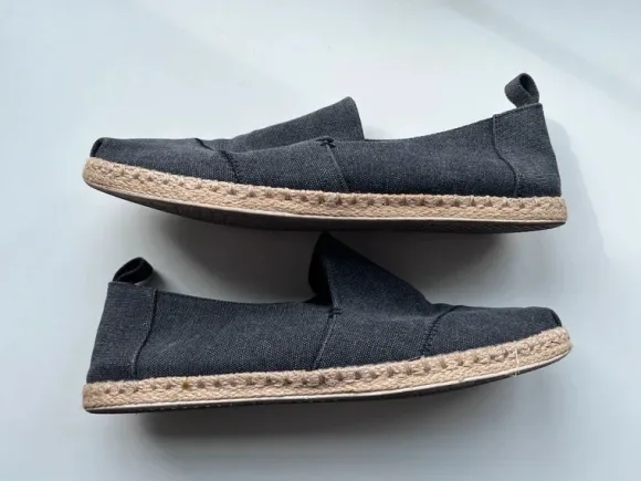 Sommerliche Herrenschuhe: Canvas Espadrilles Gr. 43