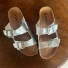 Sommersandalen Silber