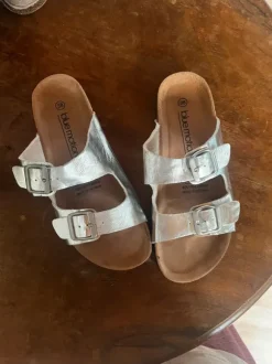 Sommersandalen Silber