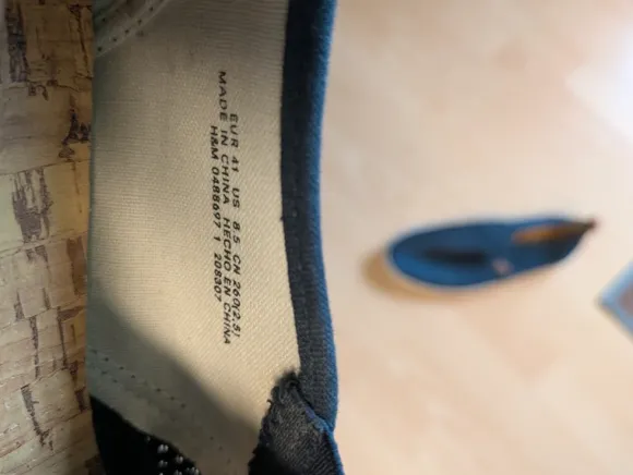 Sommerschuhe blau - Größe 41