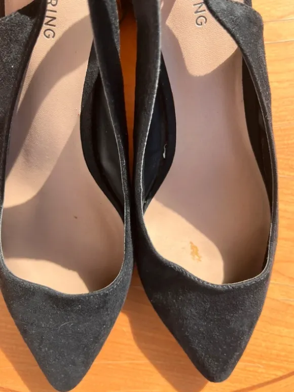 Spring Slingpumps schwarz