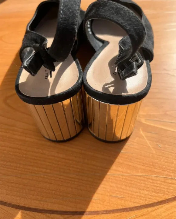 Spring Slingpumps schwarz