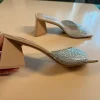 Steve Madden Marseille Slides Pantoletten glitzernd Gr.40