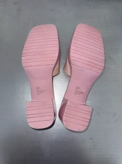 Steve Madden Pink Platform Slides - harlin - Y2K Barbiecore Sandals