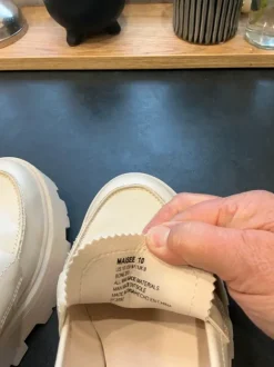 Steve Madden Plateau-Loafer creme-ecru Gr 41