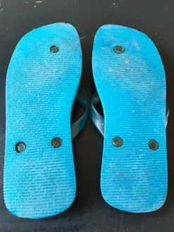 Stevige blauwe Flipflops Mt 39