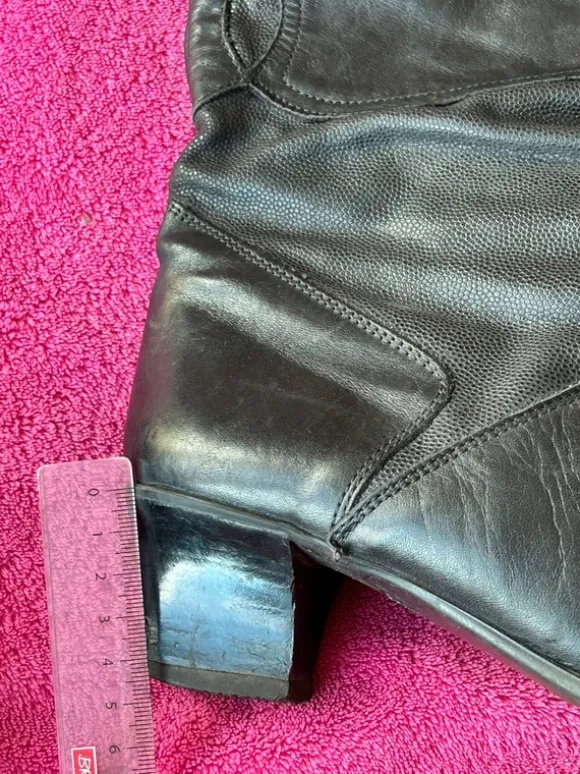 Stiefel Leder Absatz