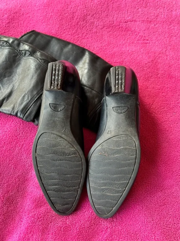 Stiefel Leder Absatz