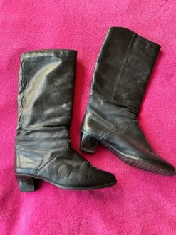 Stiefel Leder Absatz