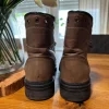 Stiefeletten Braun Glitzer 39