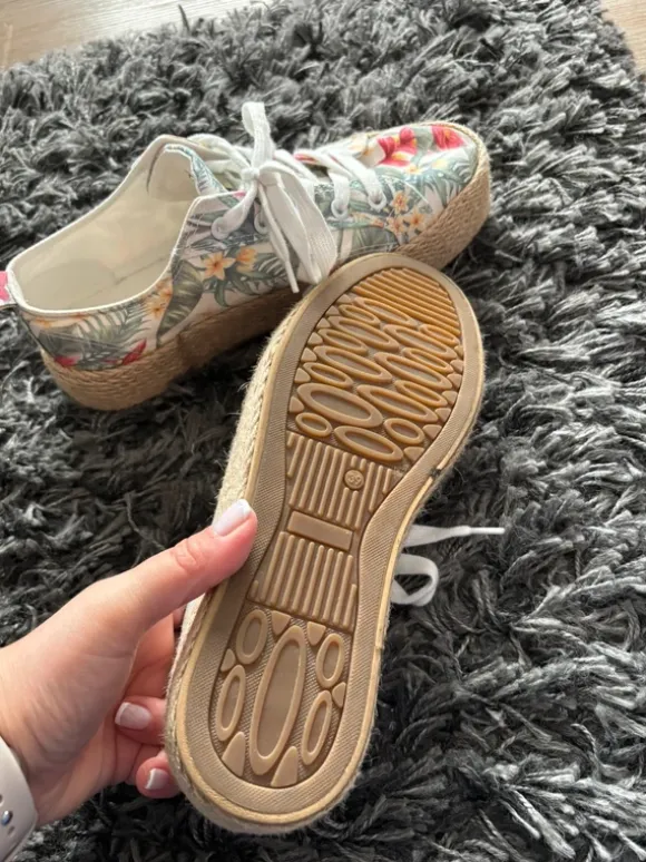 Stoffschuhe bunt Even&Odd Gr. 40