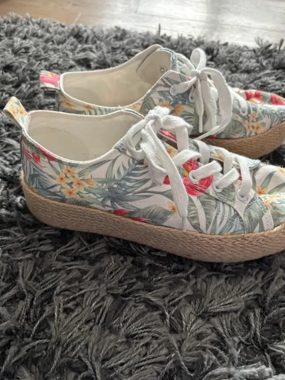 Stoffschuhe bunt Even&Odd Gr. 40
