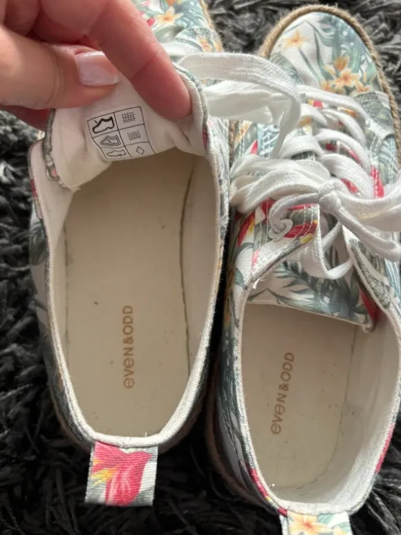 Stoffschuhe bunt Even&Odd Gr. 40