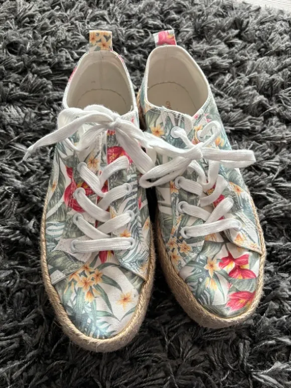 Stoffschuhe bunt Even&Odd Gr. 40