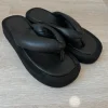 Stradivarius Platform Flip Flops 38