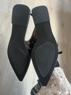 Stradivarius slingbacks Bordeaux maat 40 nieuw