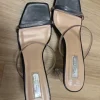 Stylische transparente Heels Größe 38