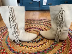 Suede vintage laarzen