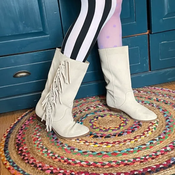 Suede vintage laarzen