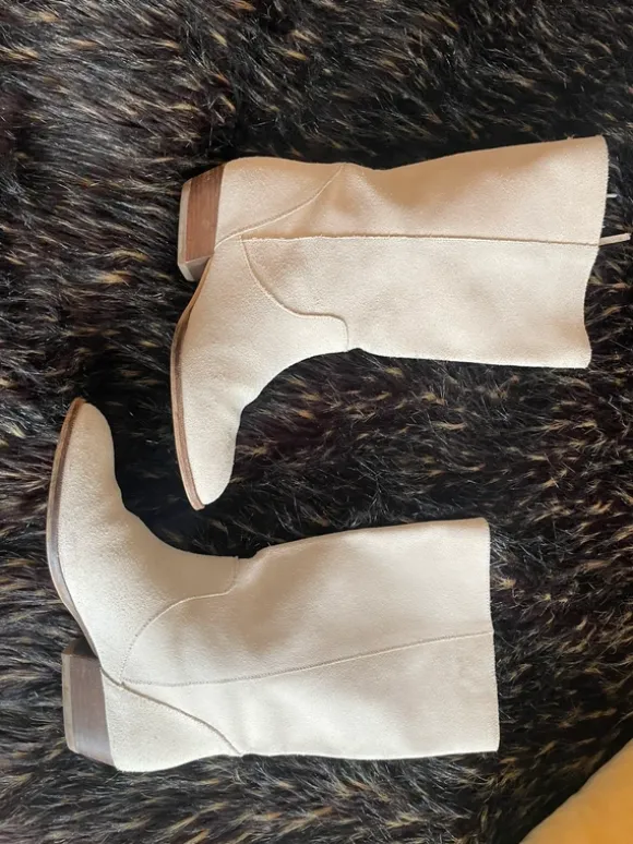 Suede vintage laarzen