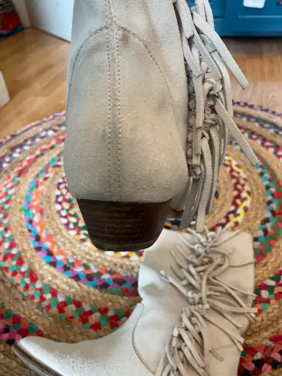 Suede vintage laarzen