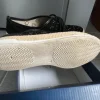 Super Deal ! Basket Espadrilles Caprice 100% Cuir noir strass