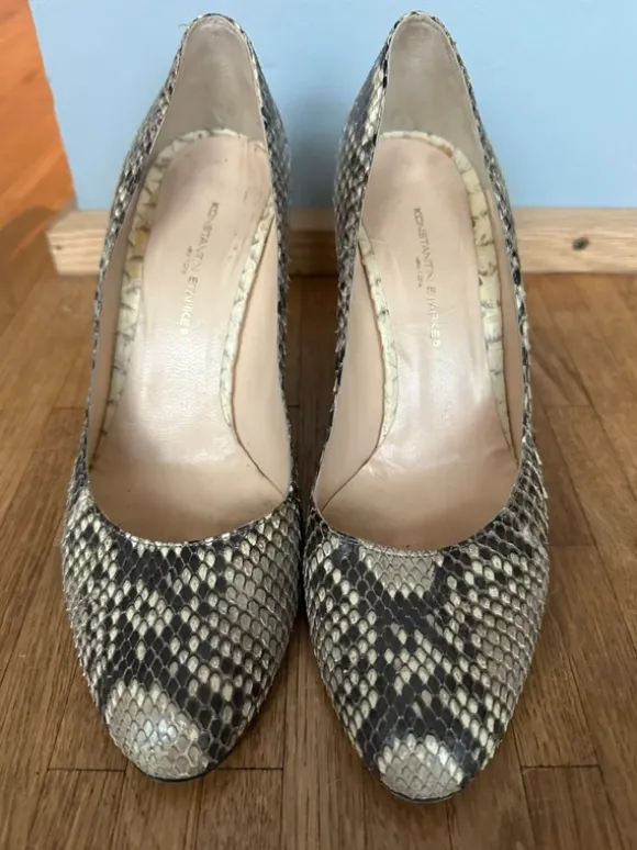 Super edler Echt Lederschuh, Schlange, Python Optik, Konstantin Starke, Luxus