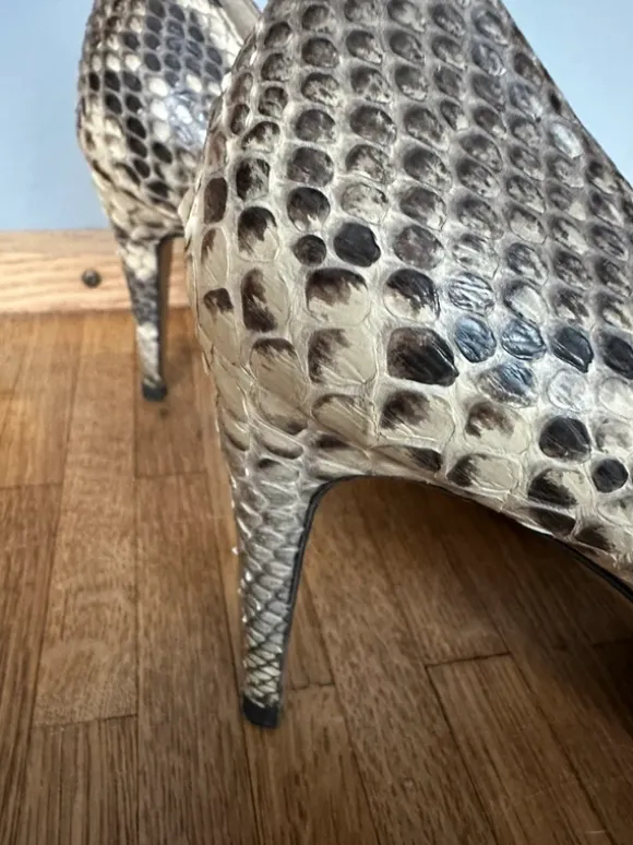 Super edler Echt Lederschuh, Schlange, Python Optik, Konstantin Starke, Luxus