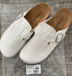Supersoft Schuhe Arzt Clogs Pantoletten Hausschuhe Lederfußbett