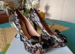 Talons Guess beige 🤍/dentelle noire 🖤