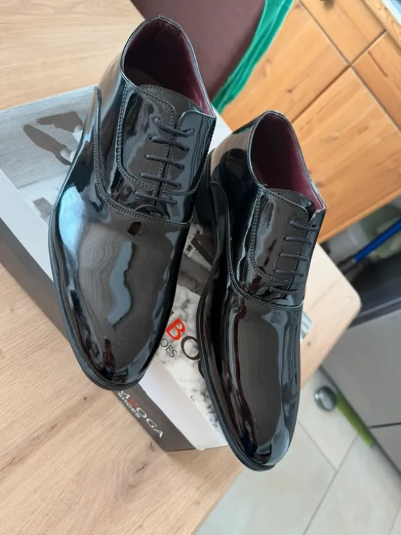 Tamboga Herren Lack Schuhe gr 44