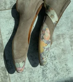 Think! Pumps Gr. 42, feines beiges Wildleder