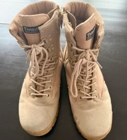 Thinsulate Boots beige Herren Gr. 42 Schuhe Schnürschuhe
