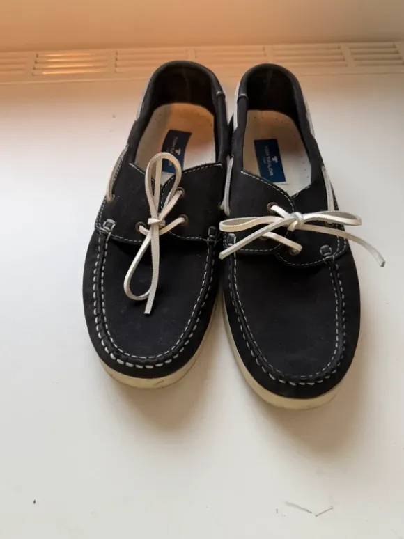 Tom Tailor Bootsschuhe / Mokassins – Dunkelblau – Gr. 41