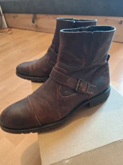 Tommy Hilfiger Lederstiefel braun