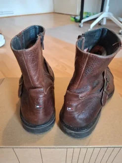 Tommy Hilfiger Lederstiefel braun