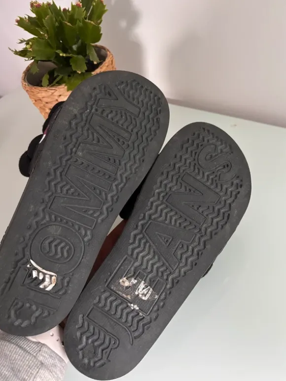 Tommy Jeans Sandalen Slipper schwarz