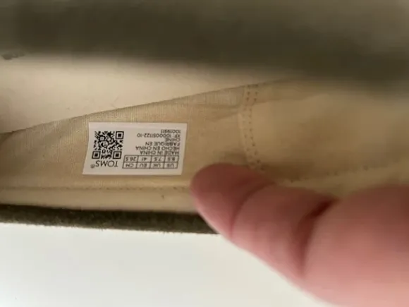 TOMS Espadrille Groen suede maat 41
