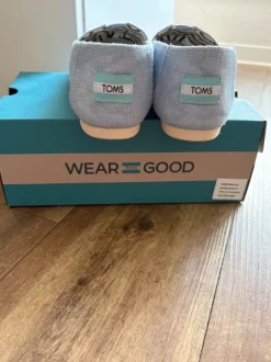 TOMS Espadrilles – hellblau, Gr. 36, fast neu