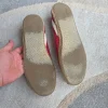 TOMS Espadrilles / Slipper – Rot mit Streifen